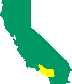 California map with air basin