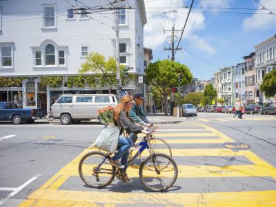 biking in San Francisco